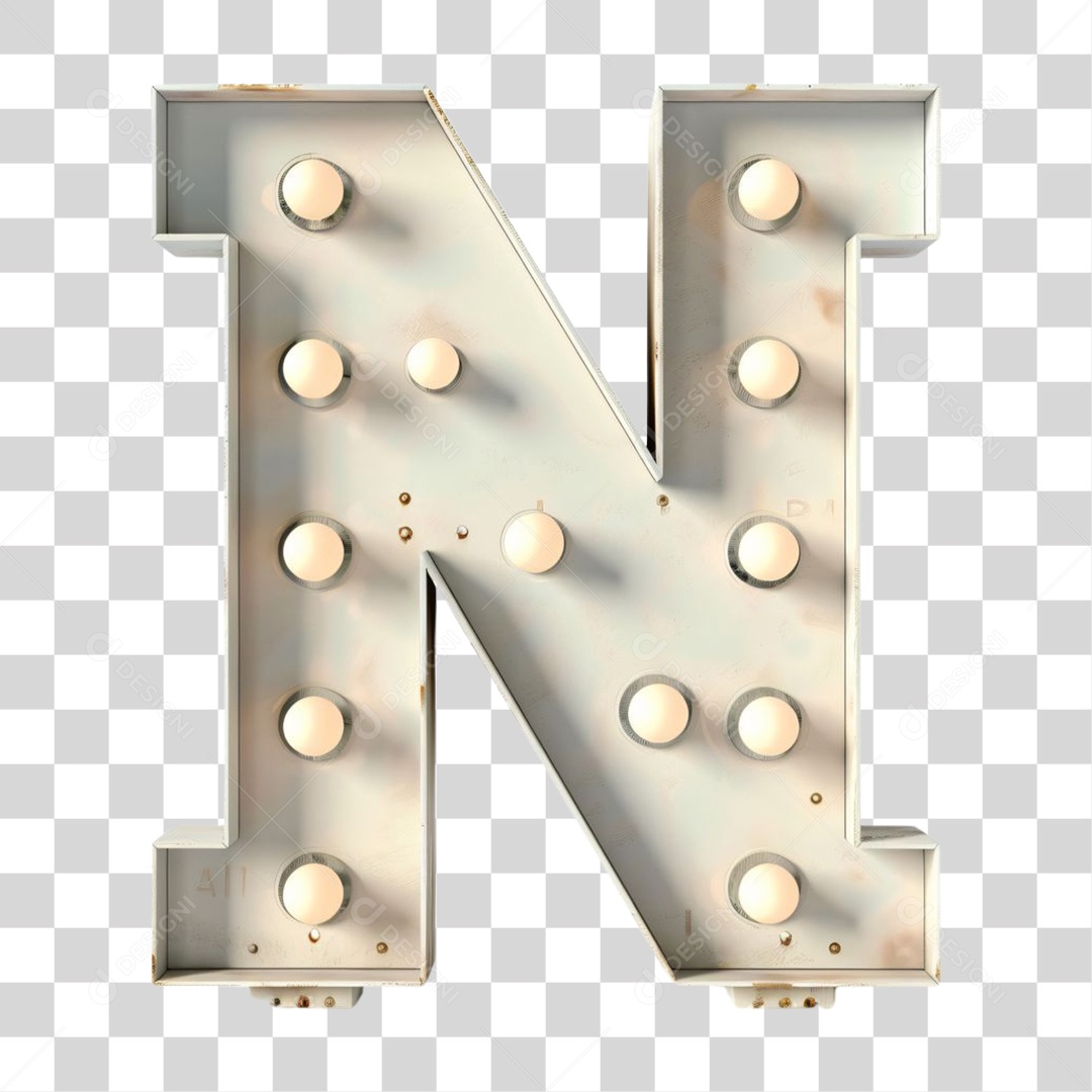 3D Element Alphabet Letter N Letters Transparent PNG