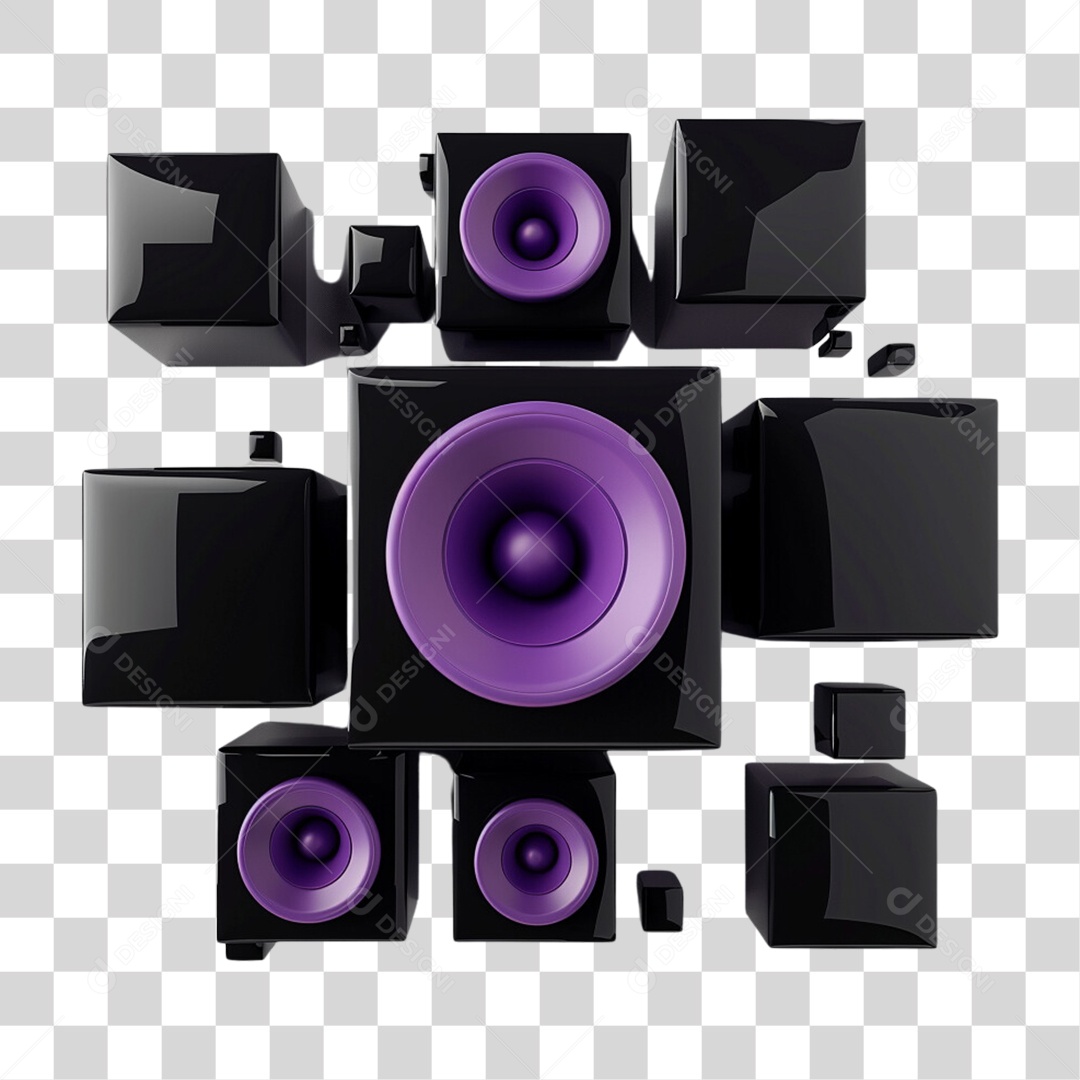 Caixa de Som Músicas Alto-falantes PNG Transparente