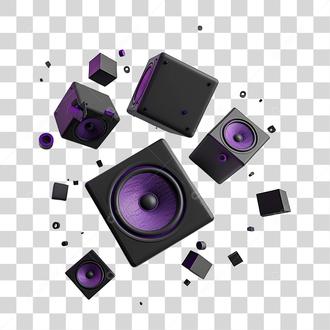Caixa de Som Músicas Alto-falantes PNG Transparente