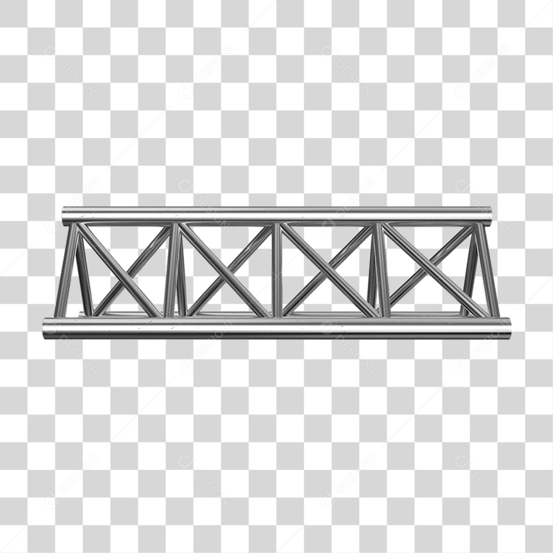 Estrutura de Ferro Metal PNG Transparente