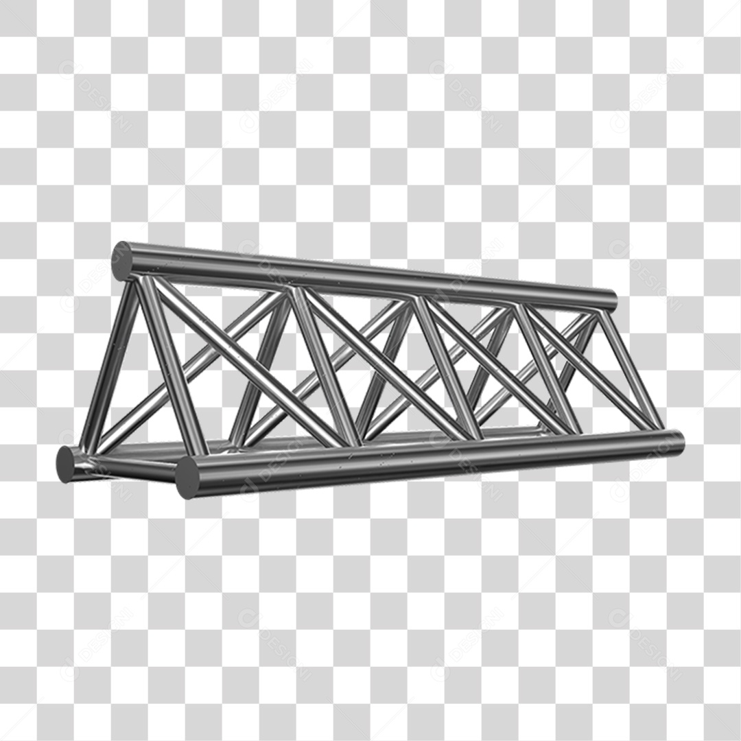 Estrutura de Ferro Metal PNG Transparente