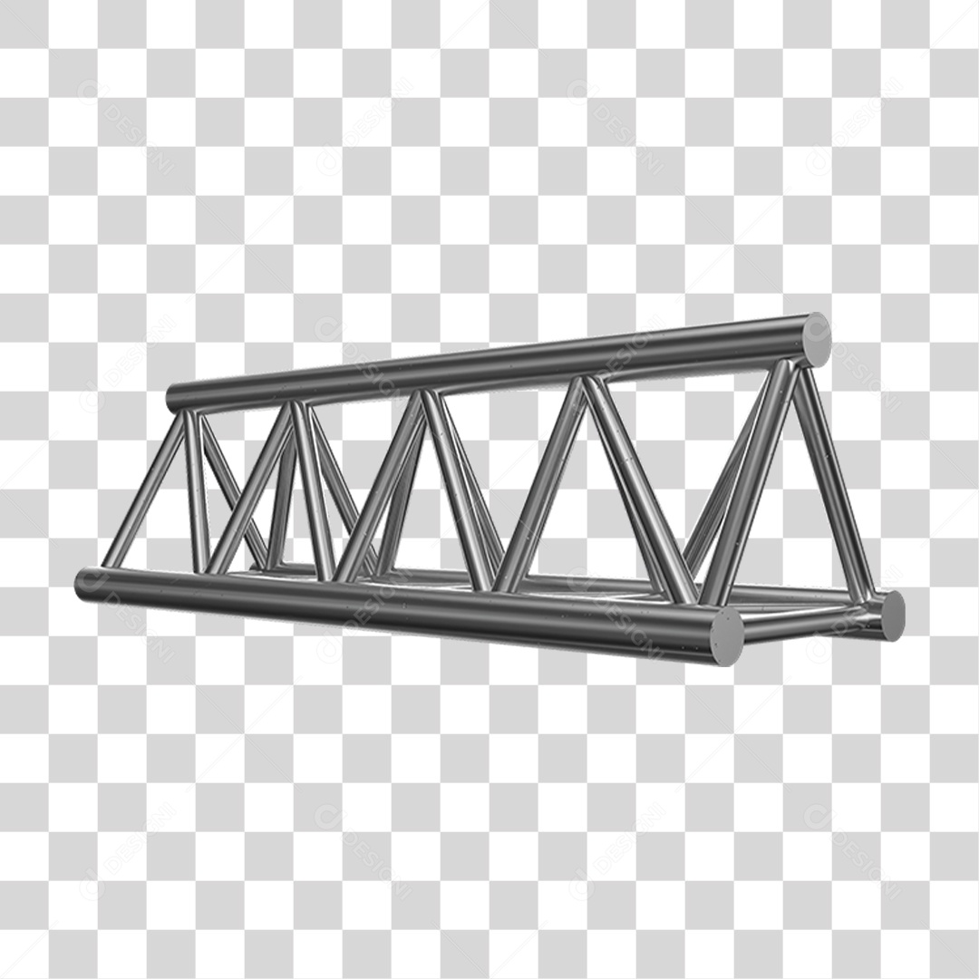 Estrutura de Ferro Metal PNG Transparente