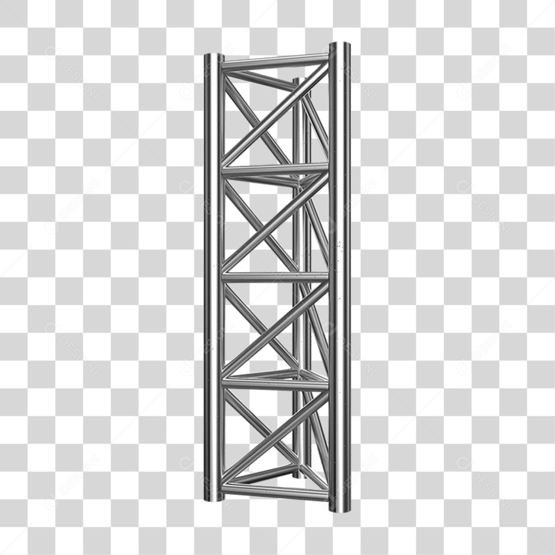 Estrutura de Ferro Metal PNG Transparente