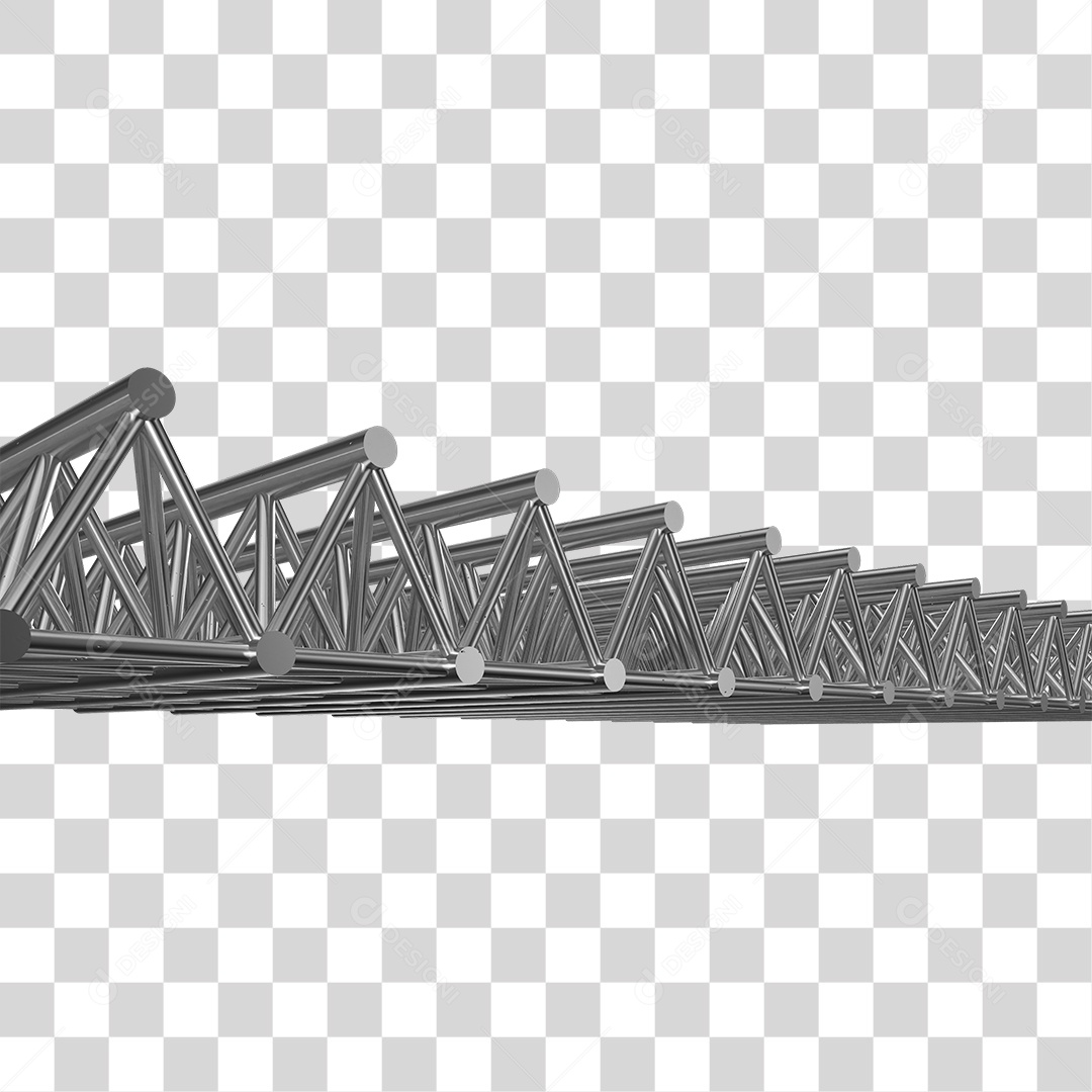 Estrutura de Ferro Metal PNG Transparente