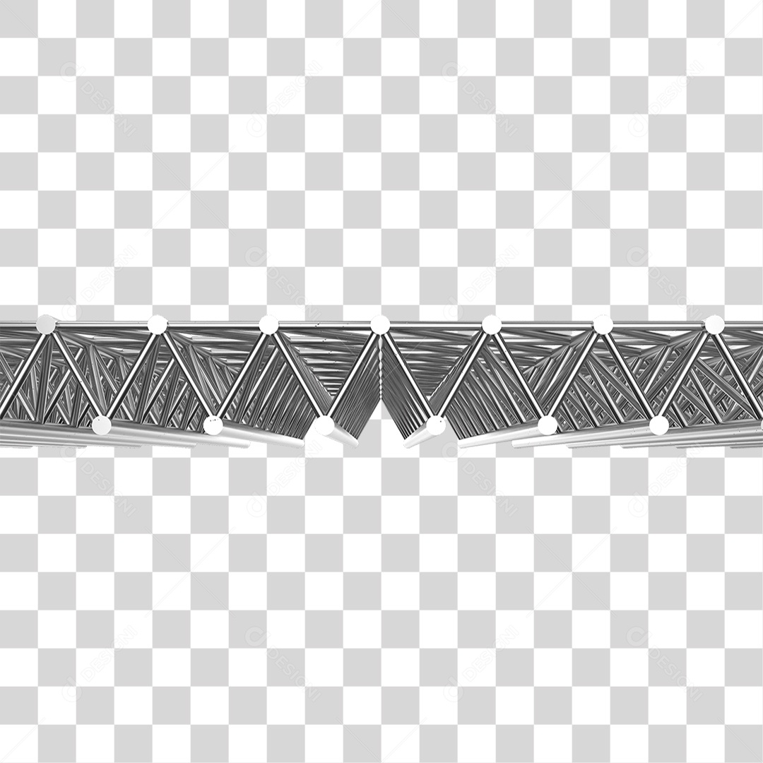 Estrutura de Ferro Metal PNG Transparente