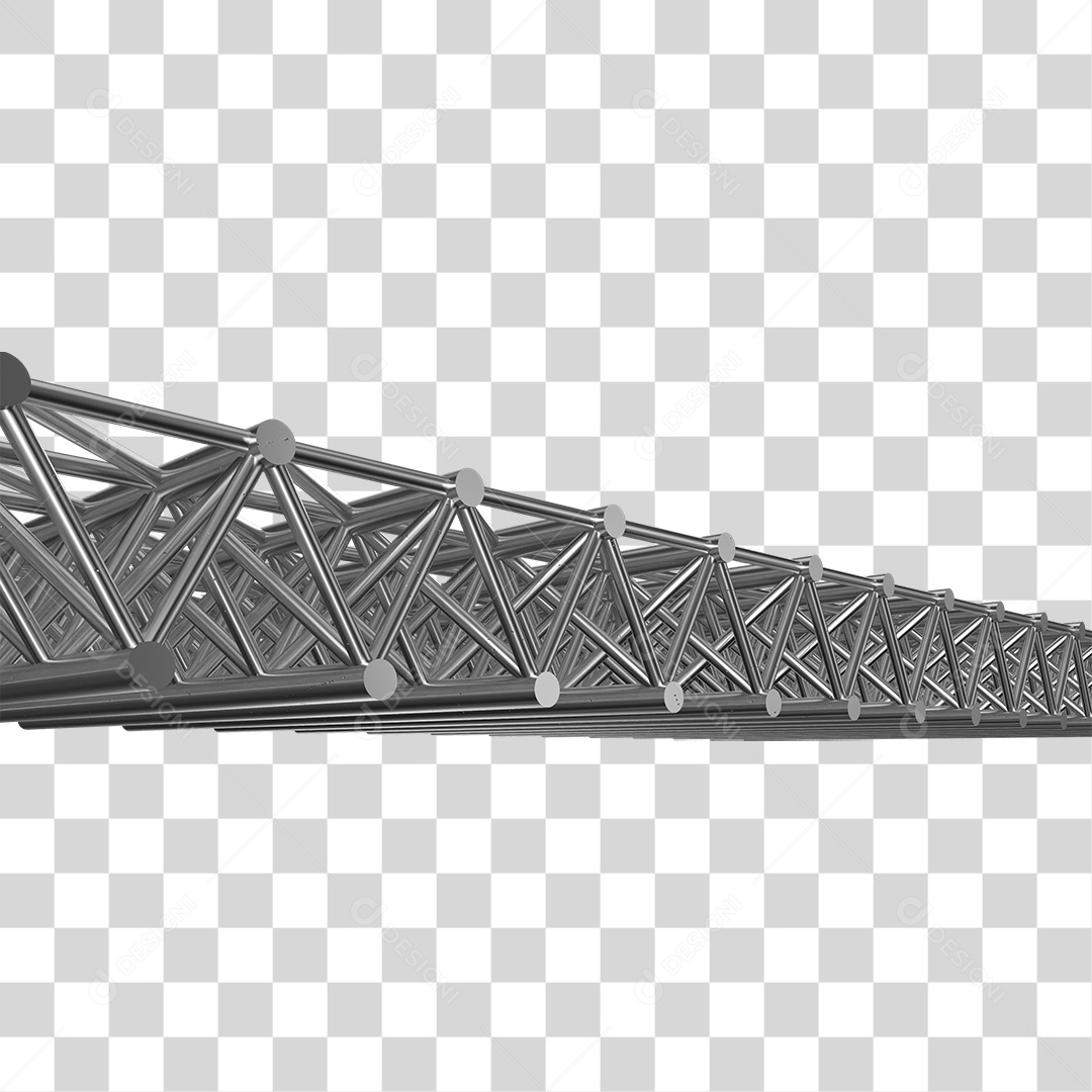 Estrutura de Ferro Metal PNG Transparente