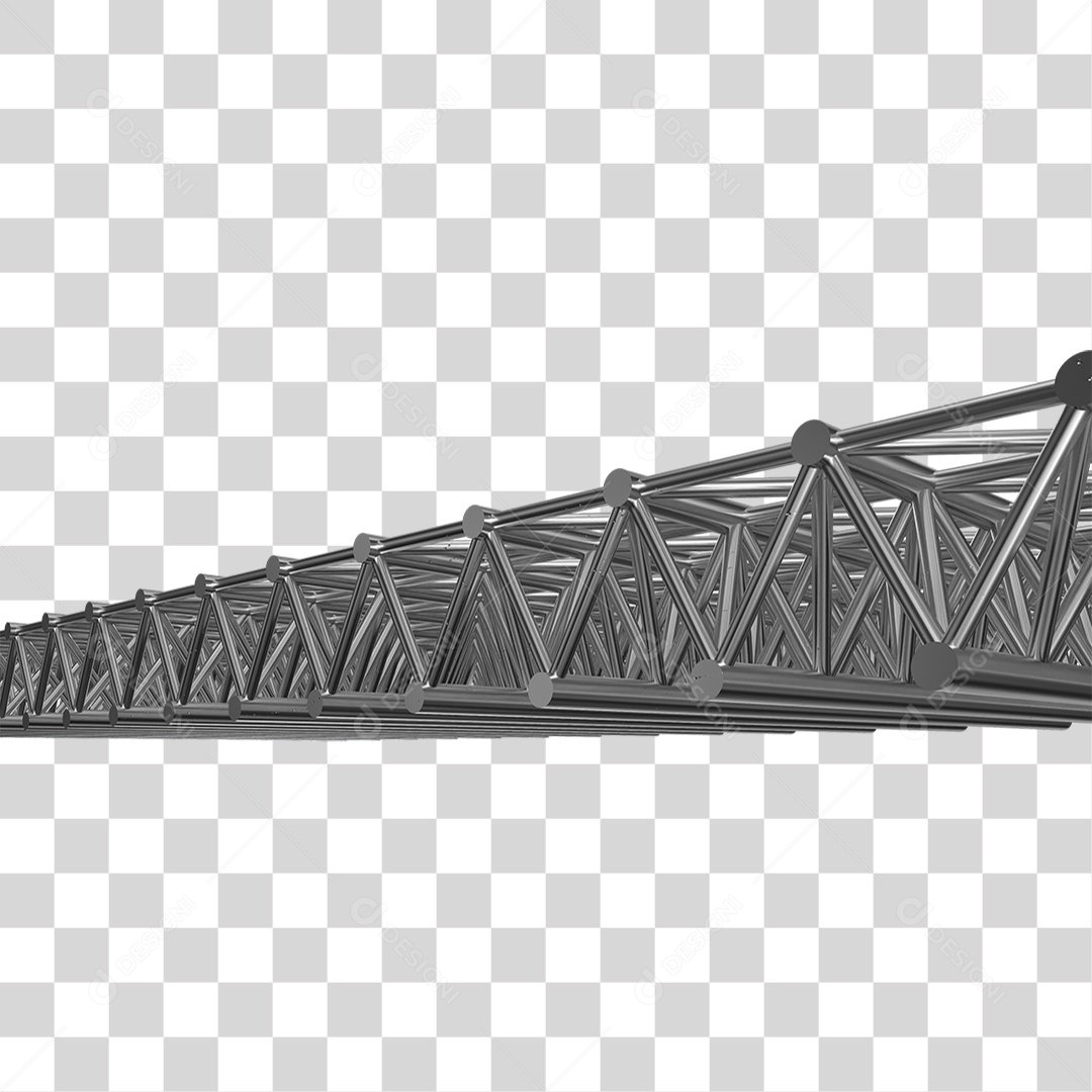 Estrutura de Ferro Metal PNG Transparente