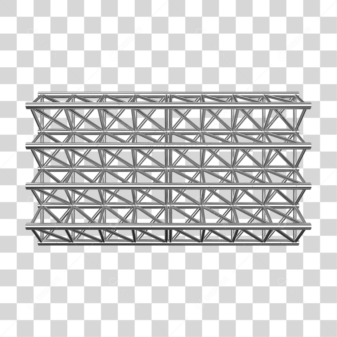 Estrutura de Ferro Metal PNG Transparente