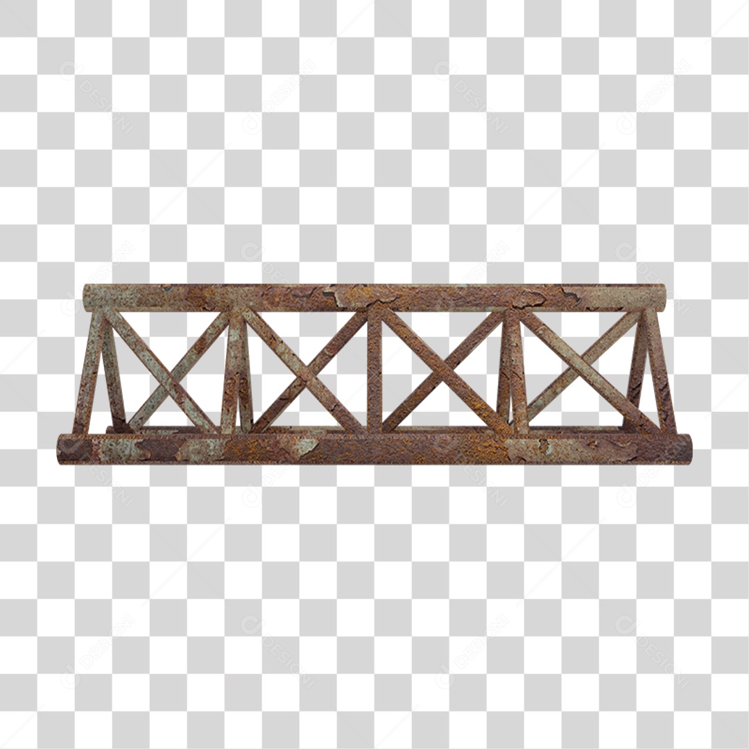 Estrutura de Ferro Metal PNG Transparente