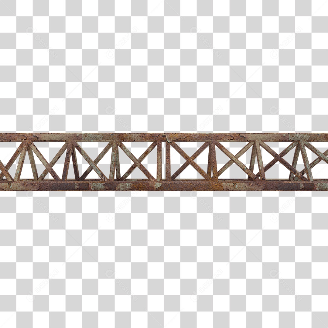 Estrutura de Ferro Metal PNG Transparente