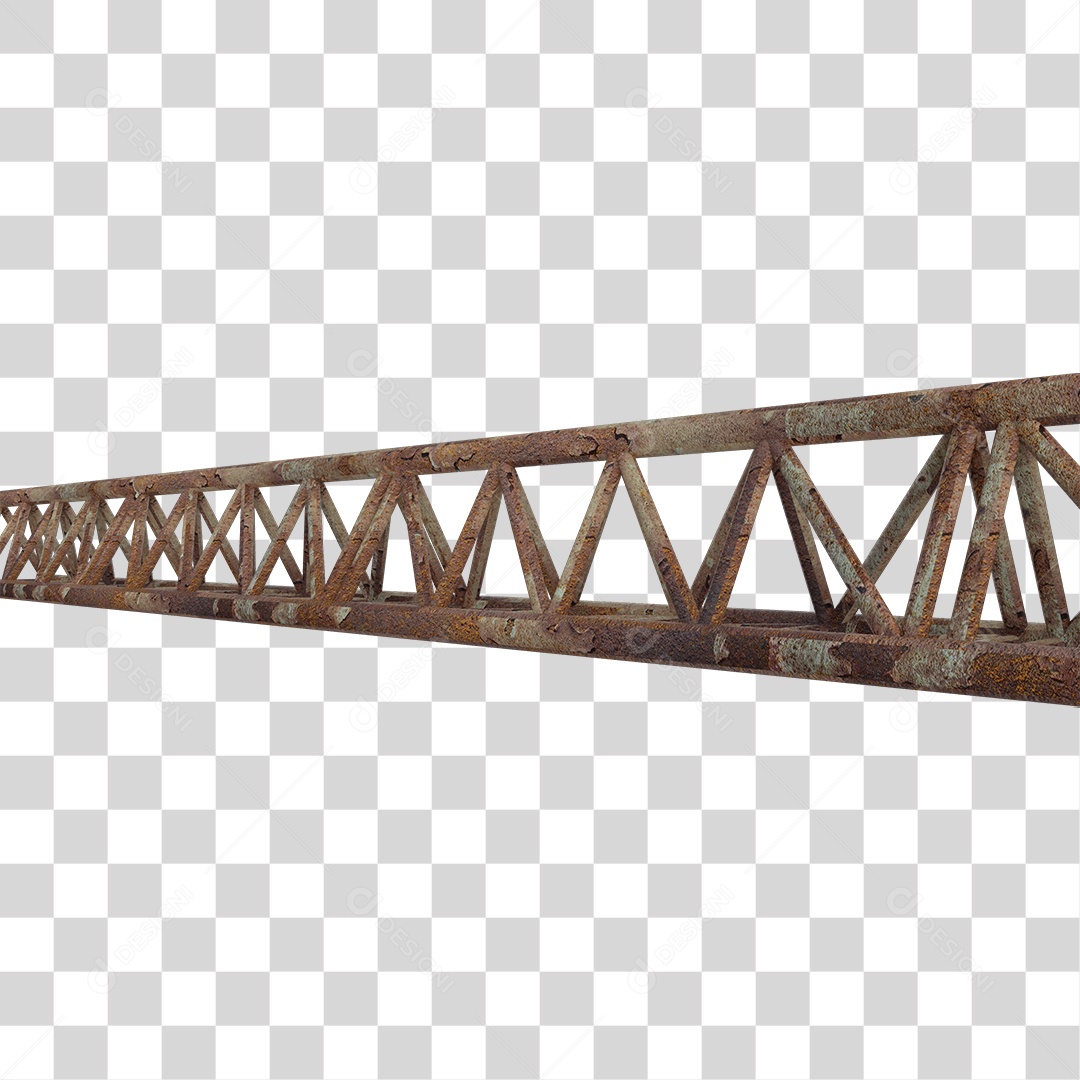 Estrutura de Ferro Metal PNG Transparente
