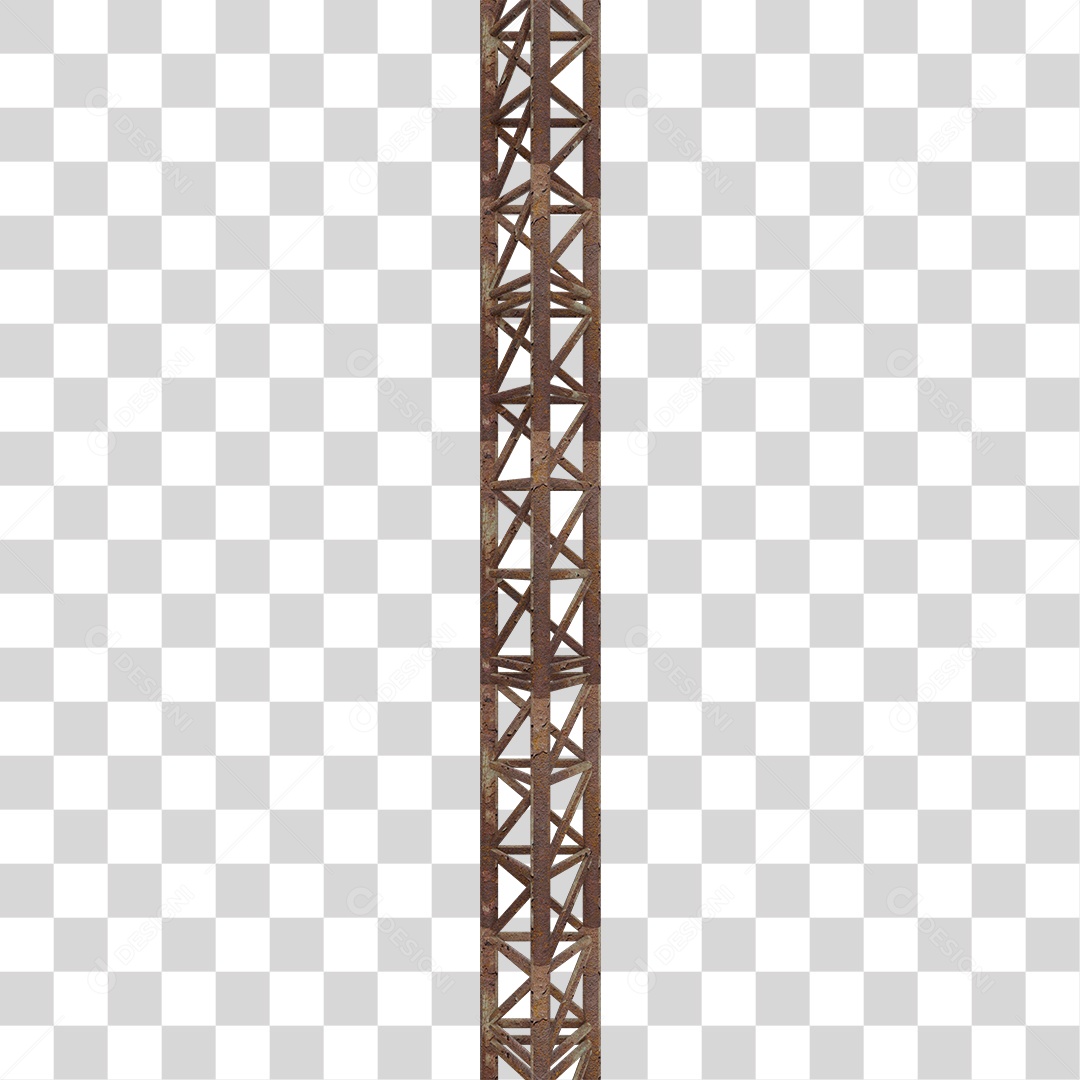 Estrutura de Ferro Metal PNG Transparente