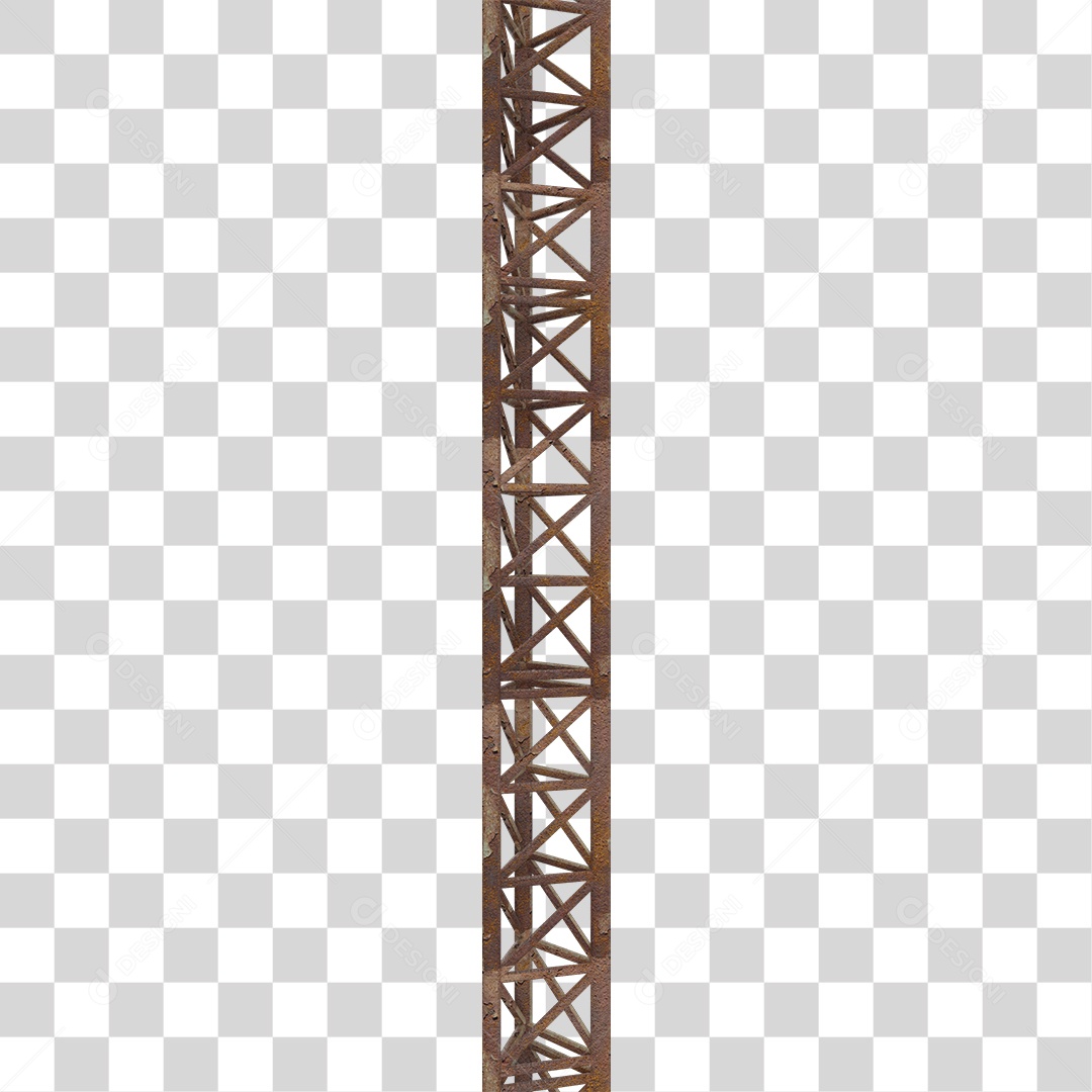 Estrutura de Ferro Metal PNG Transparente