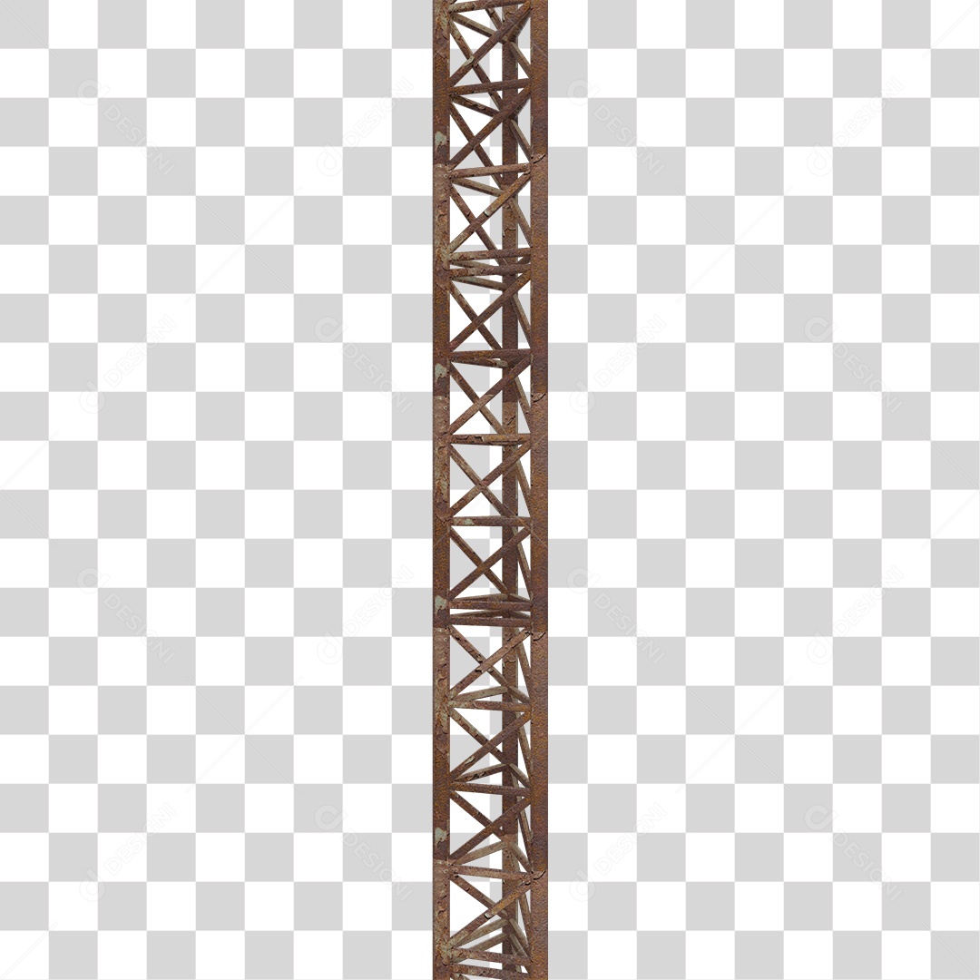 Estrutura de Ferro Metal PNG Transparente