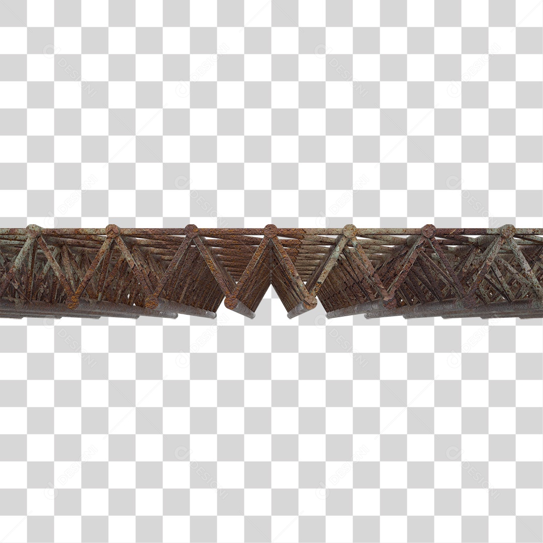 Estrutura de Ferro Metal PNG Transparente