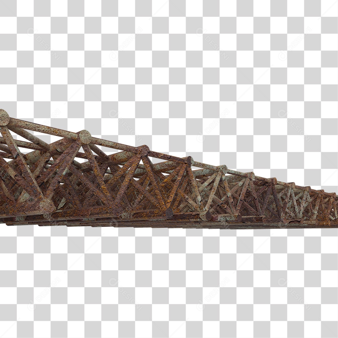 Estrutura de Ferro Metal PNG Transparente
