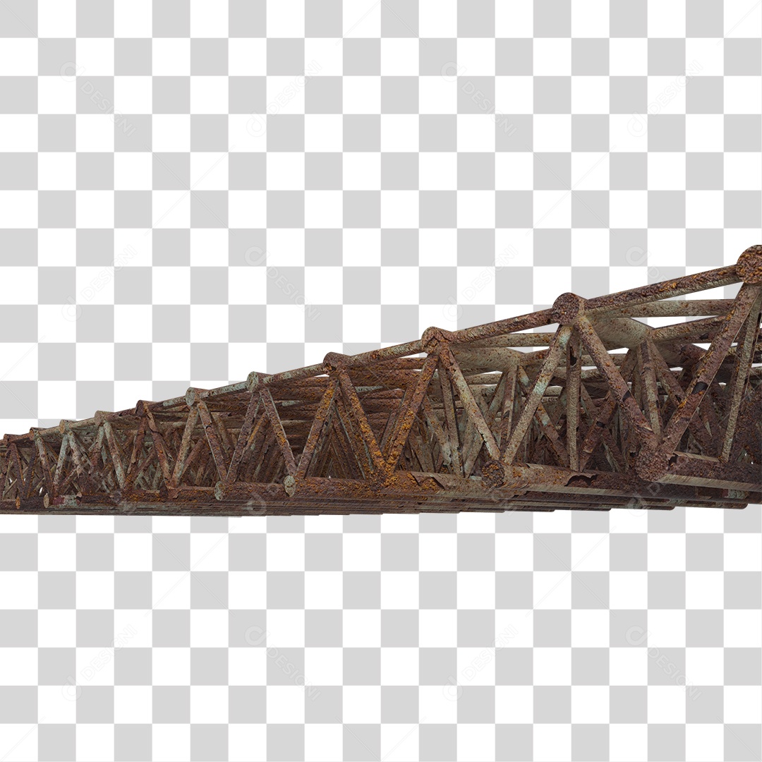 Estrutura de Ferro Metal PNG Transparente