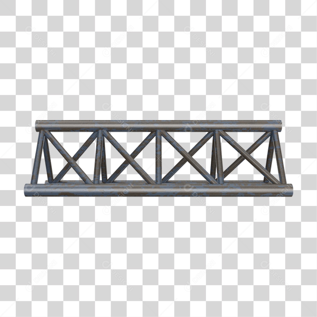 Estrutura de Ferro Metal PNG Transparente