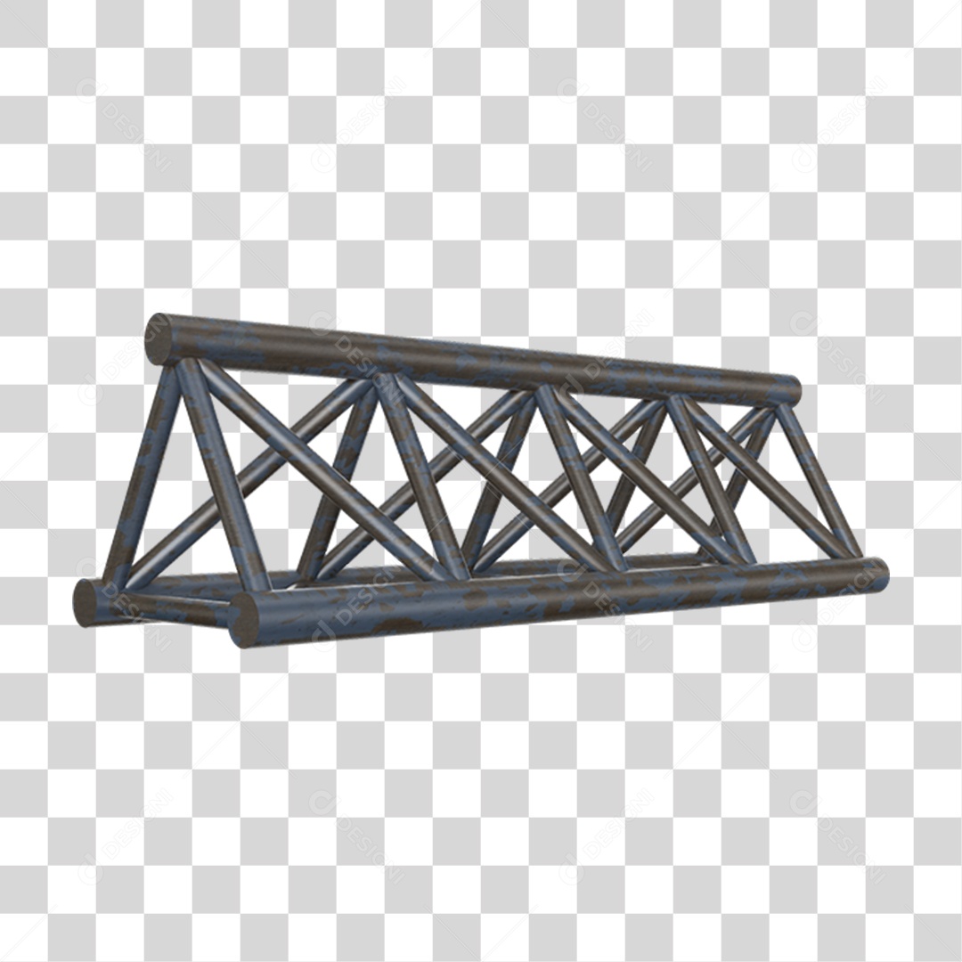 Estrutura de Ferro Metal PNG Transparente