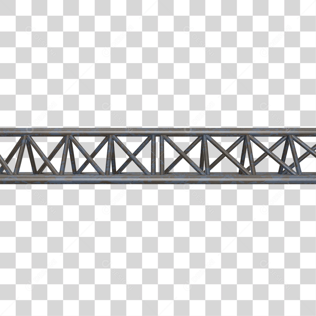 Estrutura de Ferro Metal PNG Transparente