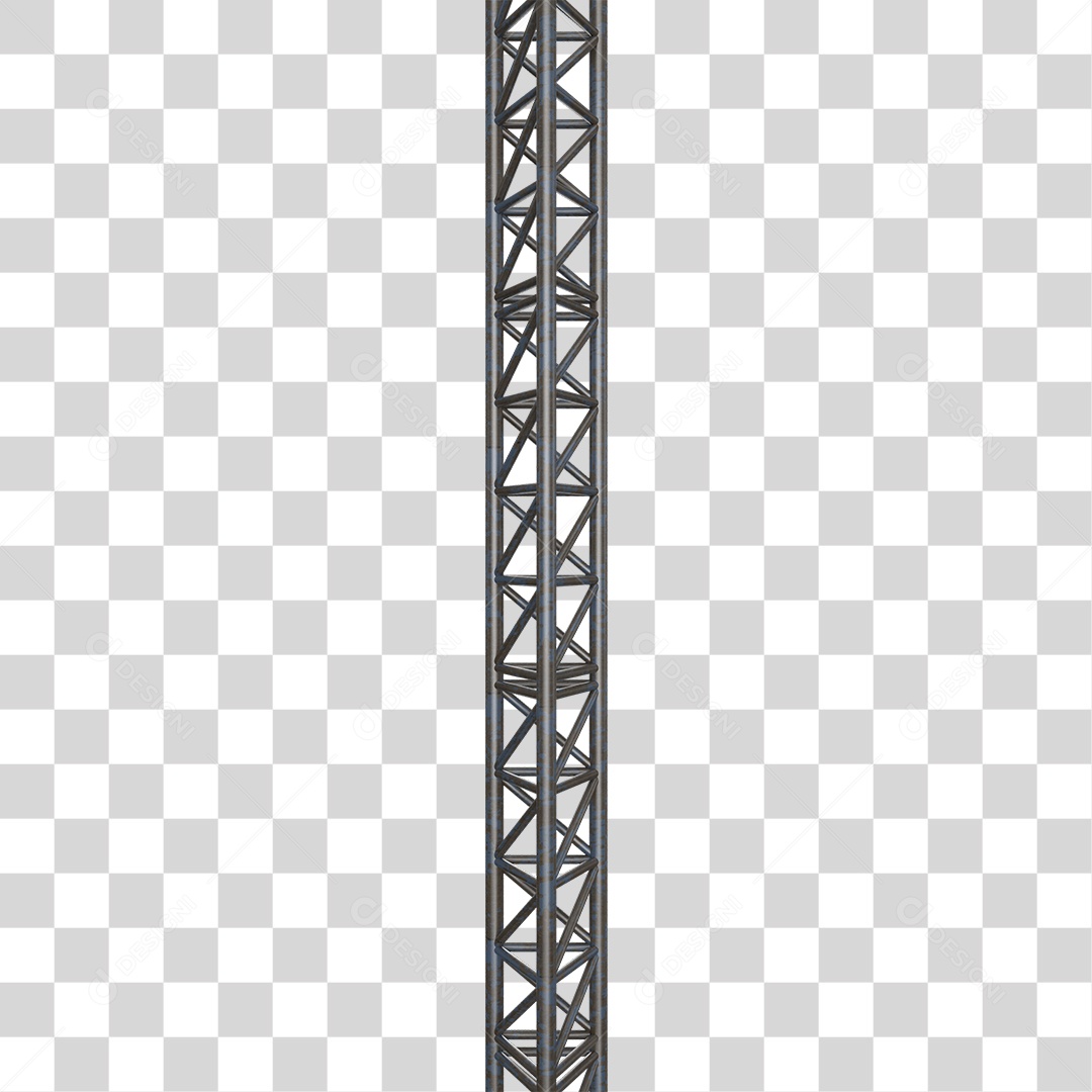 Estrutura de Ferro Metal PNG Transparente