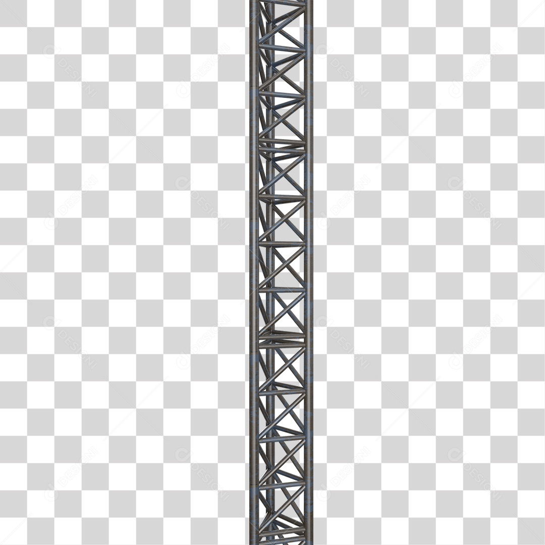 Estrutura de Ferro Metal PNG Transparente