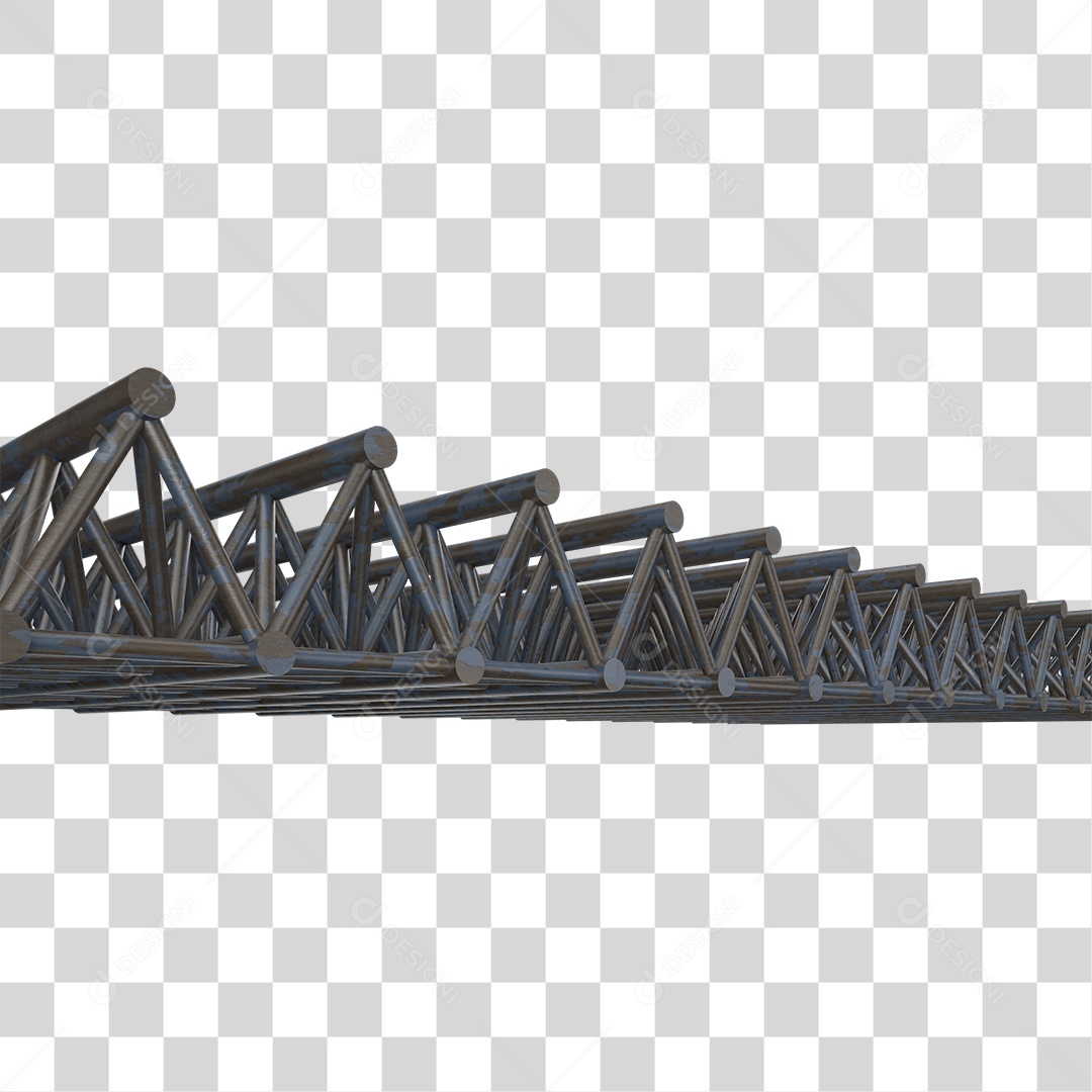 Estrutura de Ferro Metal PNG Transparente