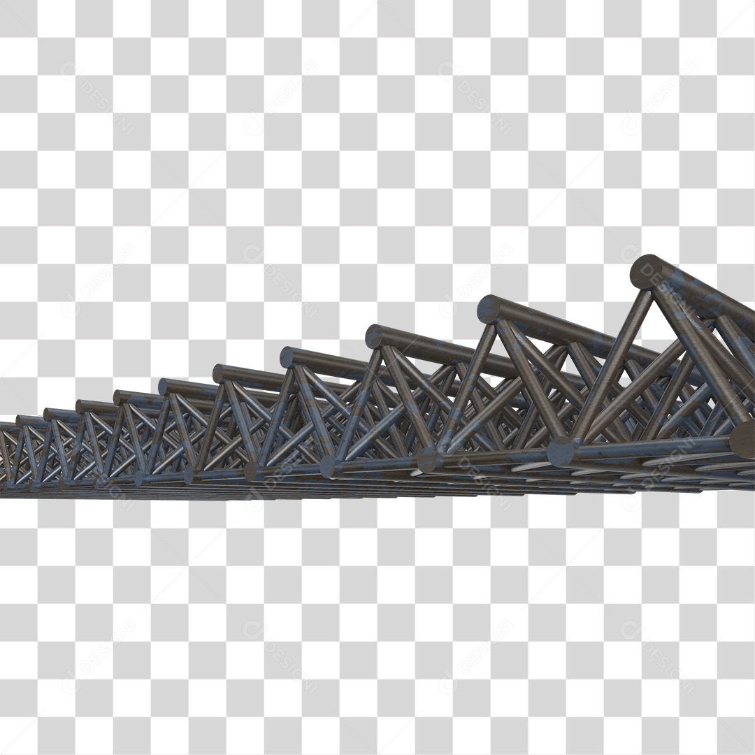 Estrutura de Ferro Metal PNG Transparente