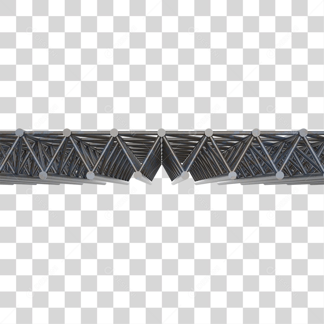 Estrutura de Ferro Metal PNG Transparente