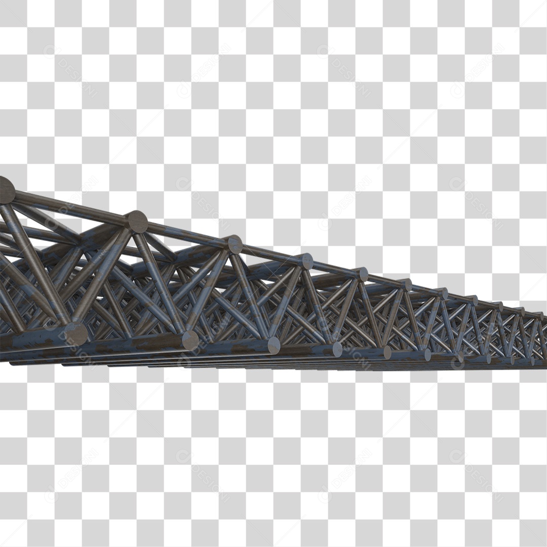 Estrutura de Ferro Metal PNG Transparente