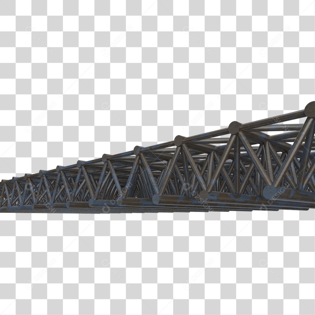 Estrutura de Ferro Metal PNG Transparente