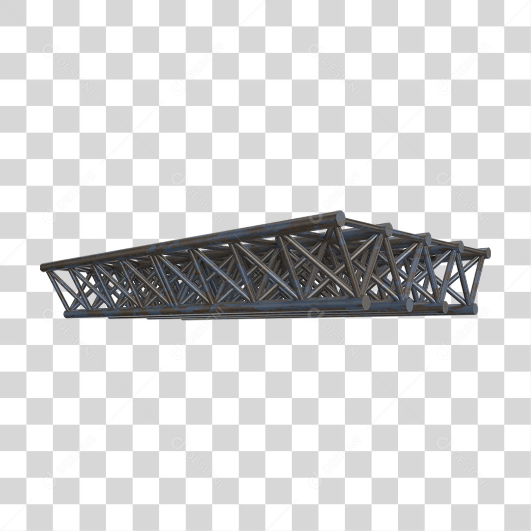Estrutura de Ferro Metal PNG Transparente