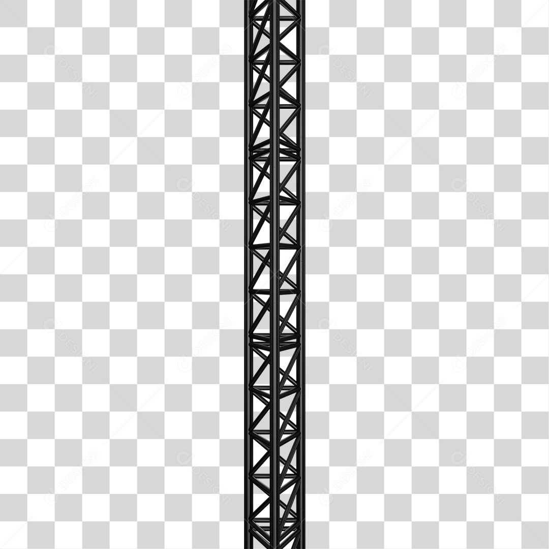 Estrutura de Ferro Metal PNG Transparente