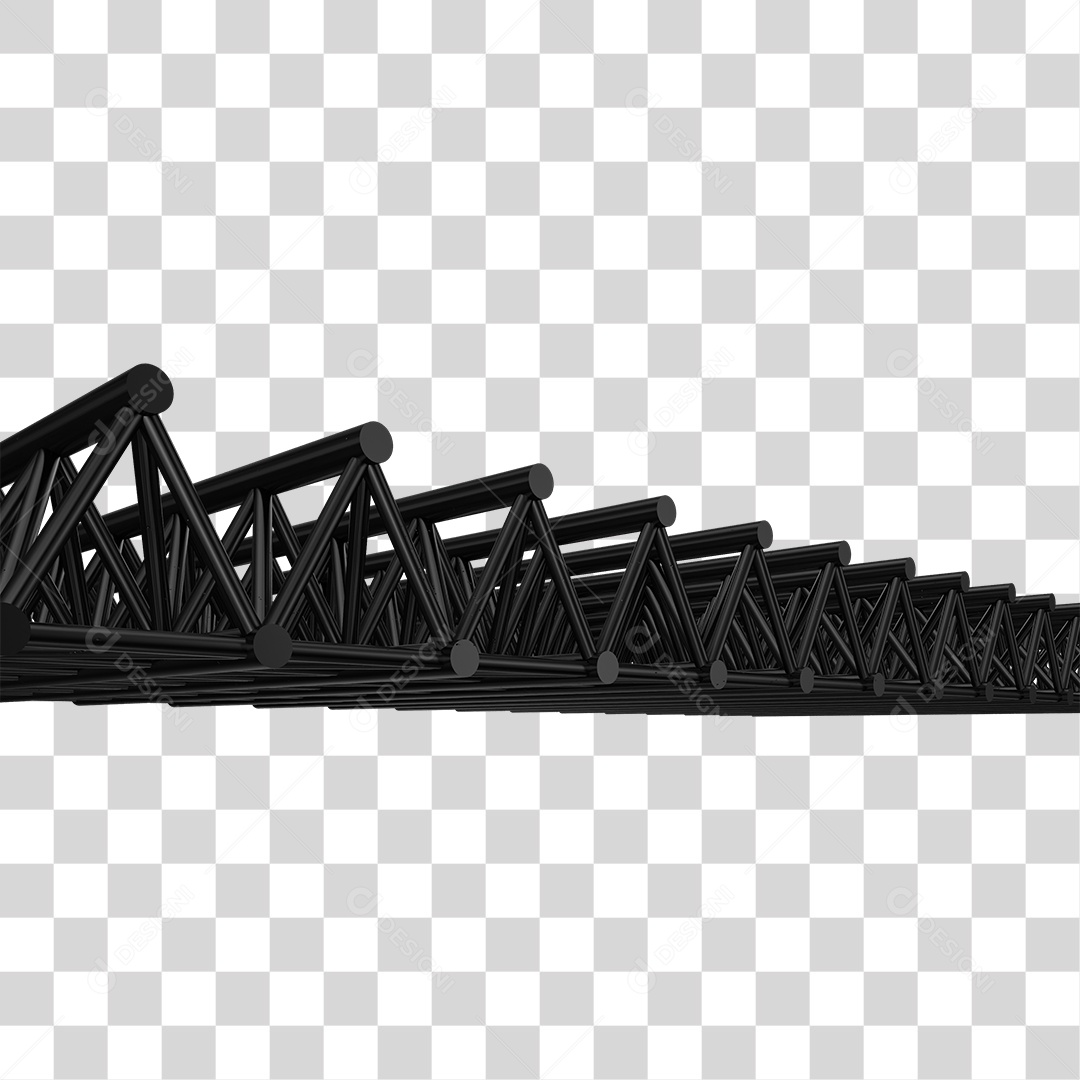 Estrutura de Ferro Metal PNG Transparente