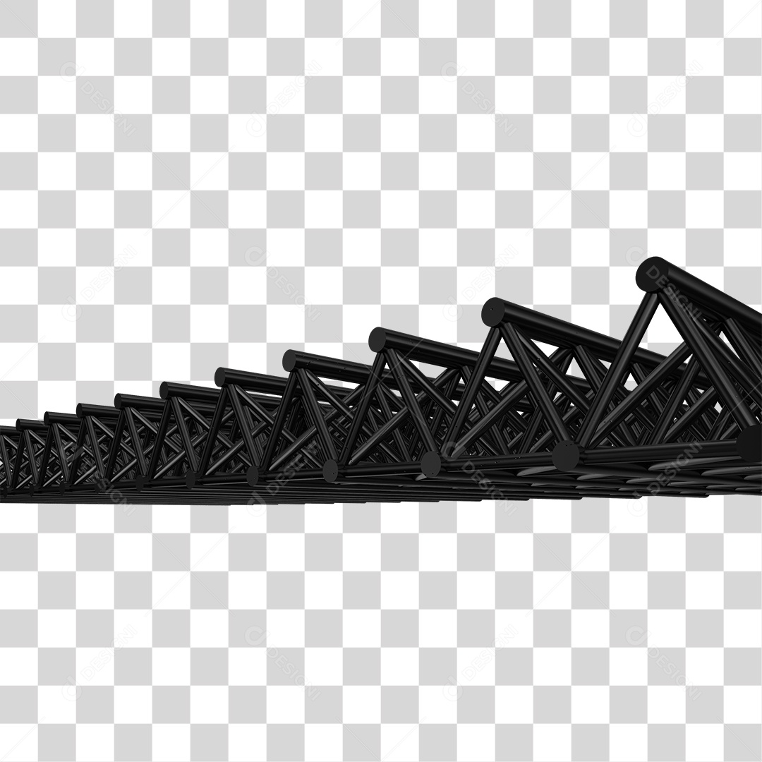Estrutura de Ferro Metal PNG Transparente