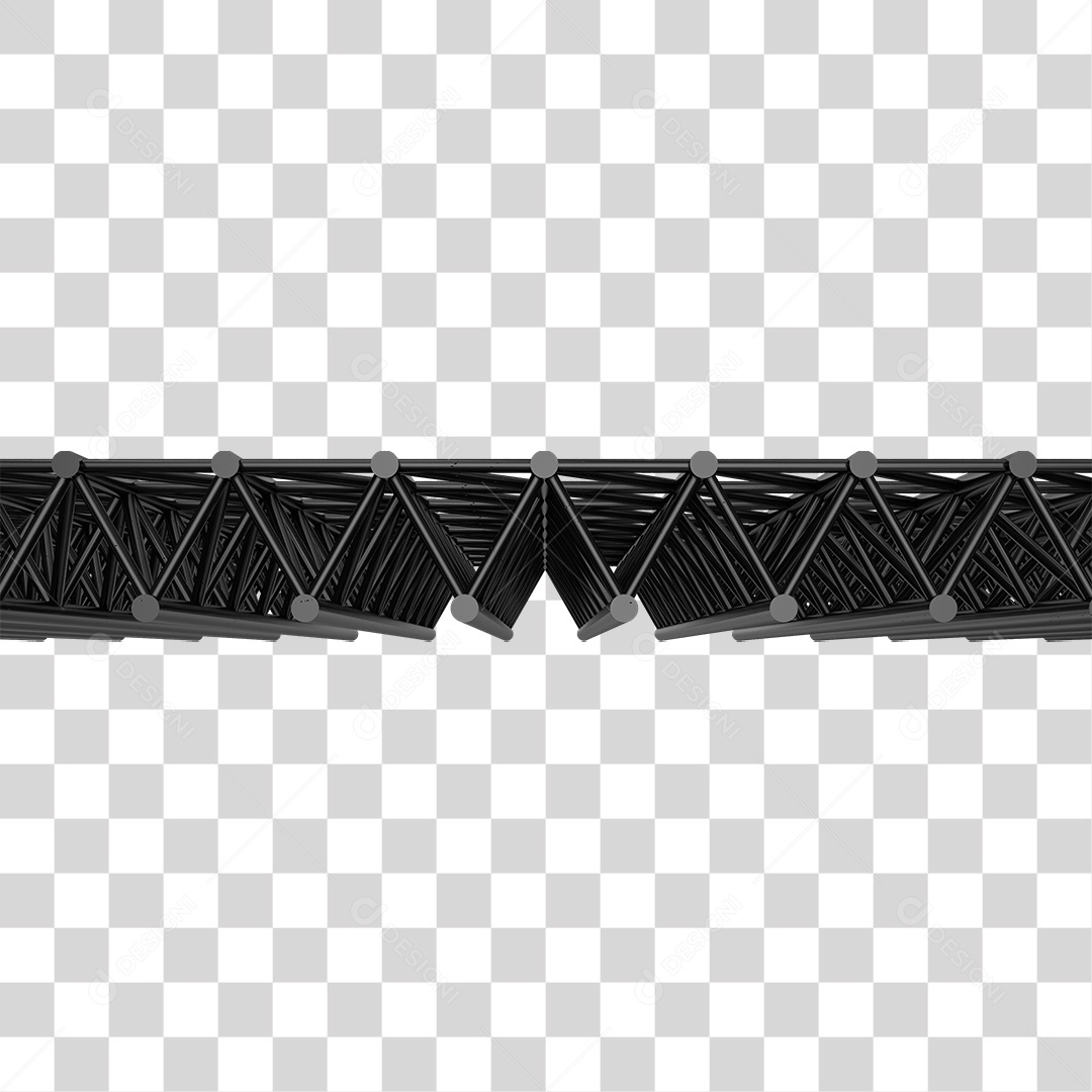 Estrutura de Ferro Metal PNG Transparente