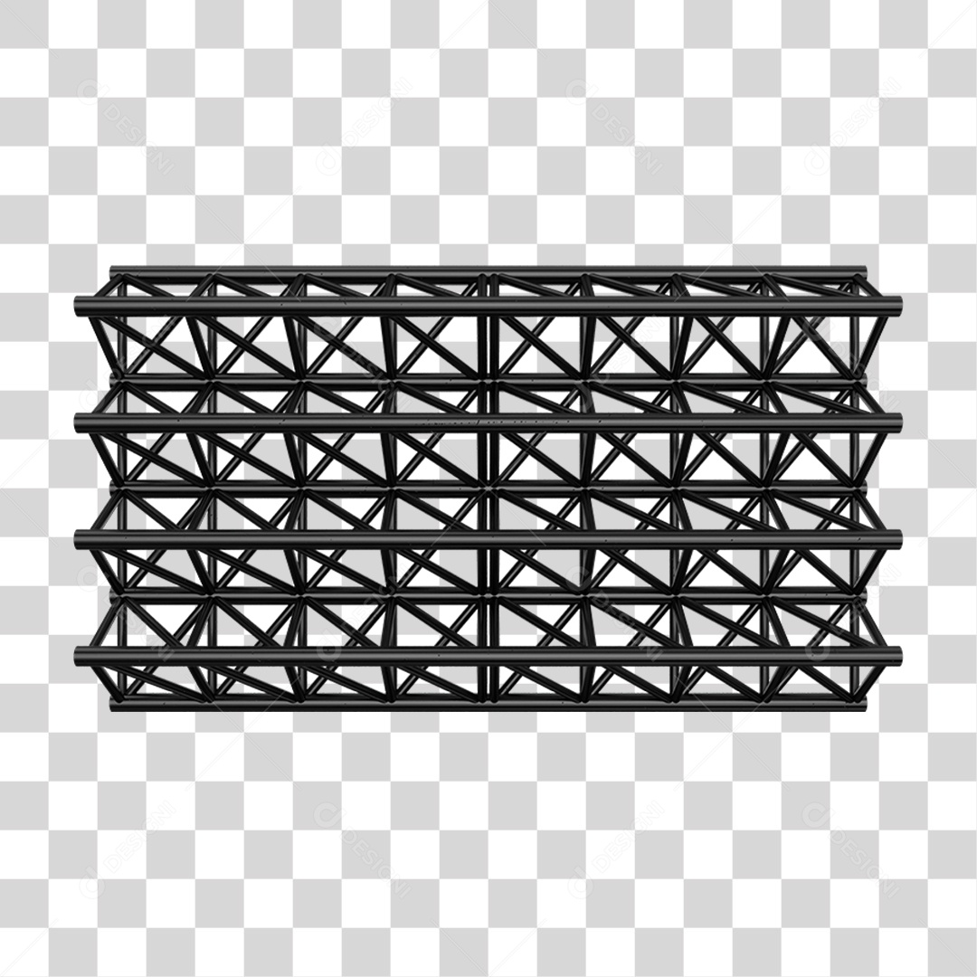 Estrutura de Ferro Metal PNG Transparente