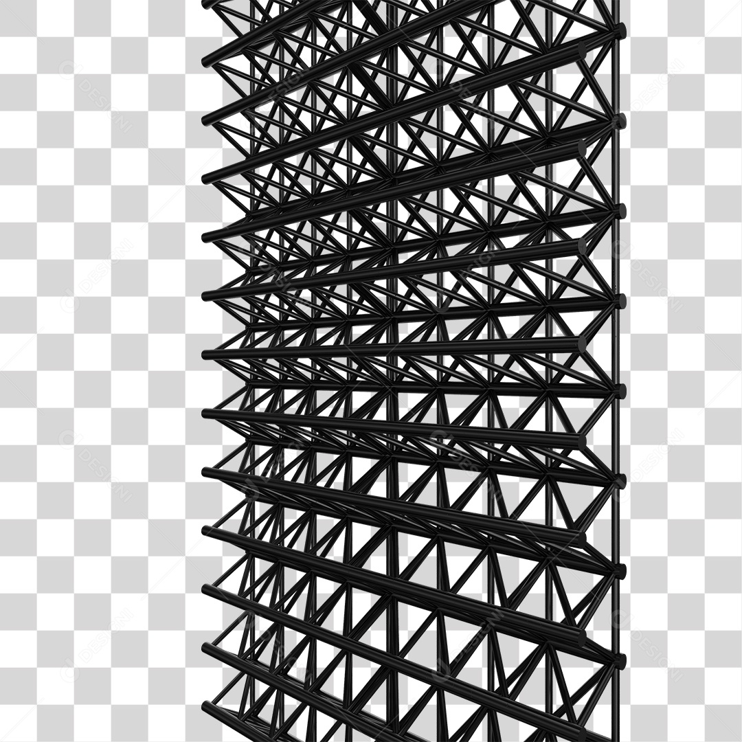 Estrutura de Ferro Metal PNG Transparente