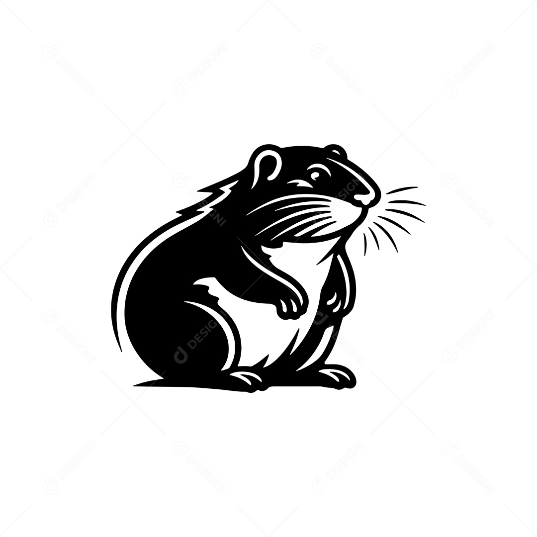 Ícone de Castor Ilustração Vetor EPS