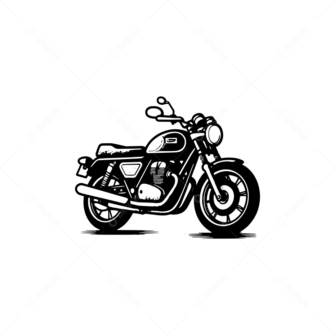 Ícone de Motocicleta Vetor EPS