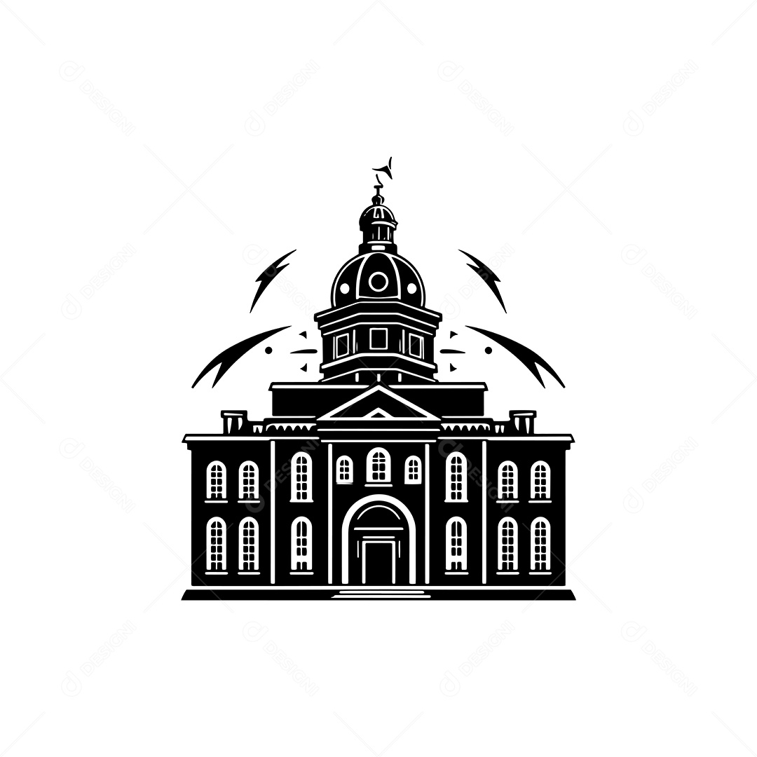 Ícone de Prédio Ilustração Vetor EPS