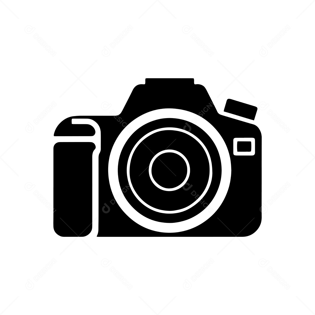 Ícone de Câmera Ilustração Vetor EPS