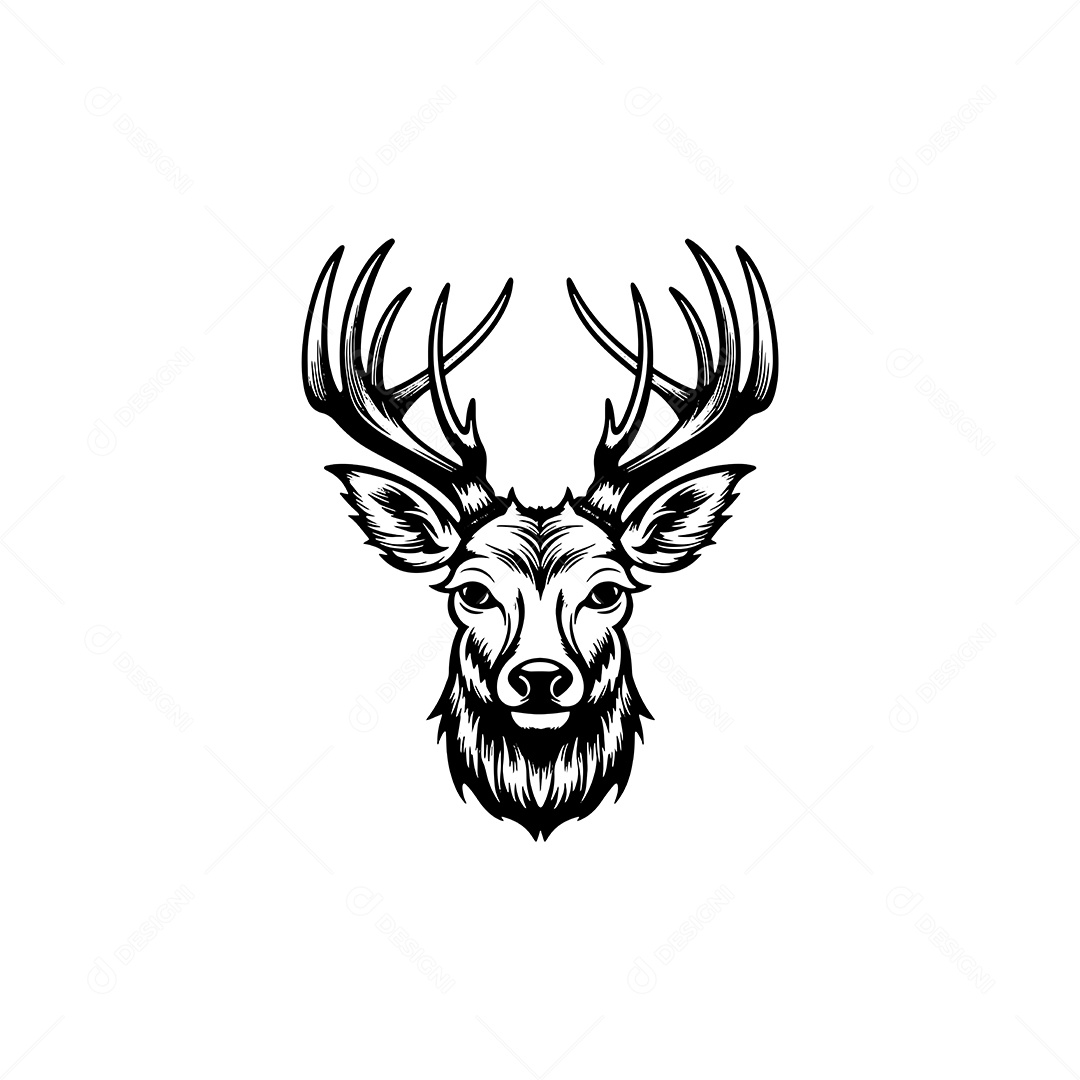 Ícone de Cervo Ilustração Vetor EPS