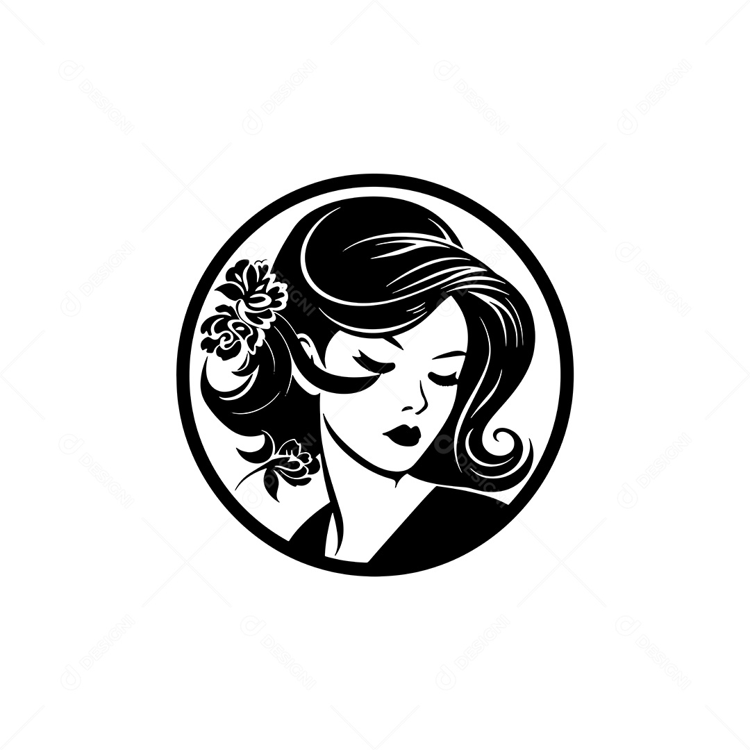 Ícone de Mulher Ilustração Vetor EPS