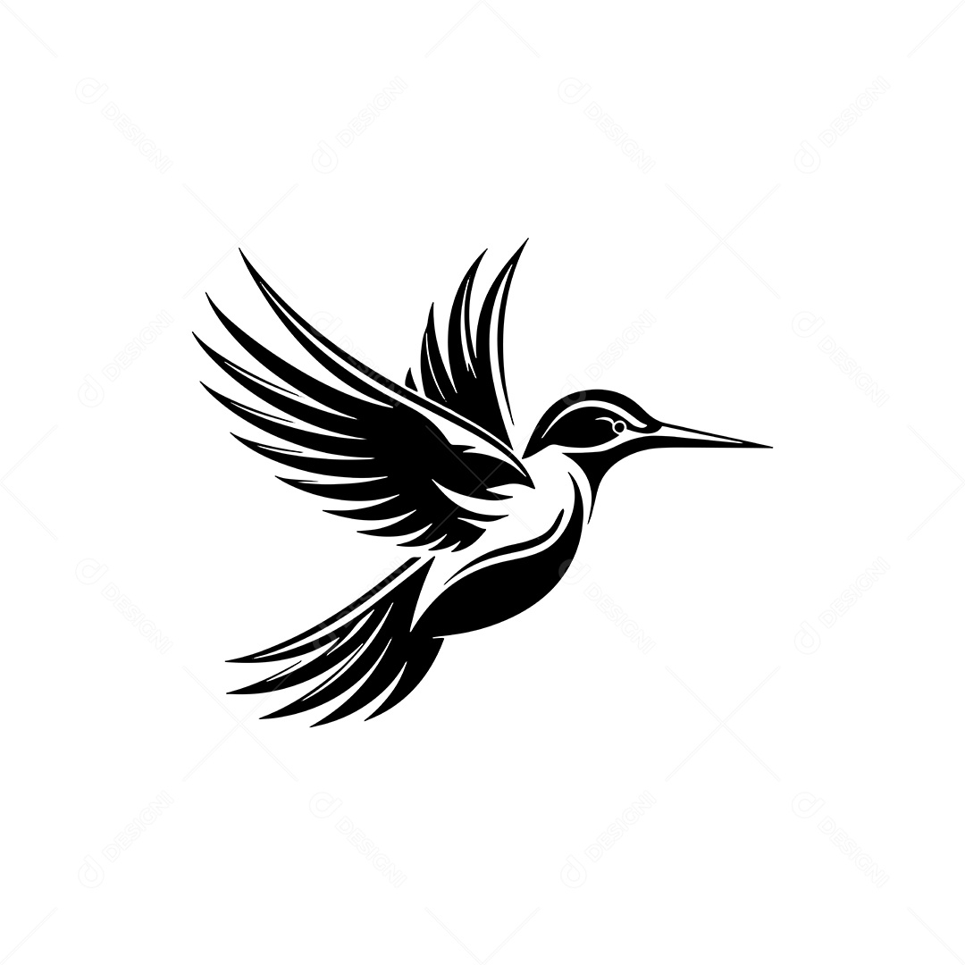 Ícone de Pássaro Ilustração Vetor EPS