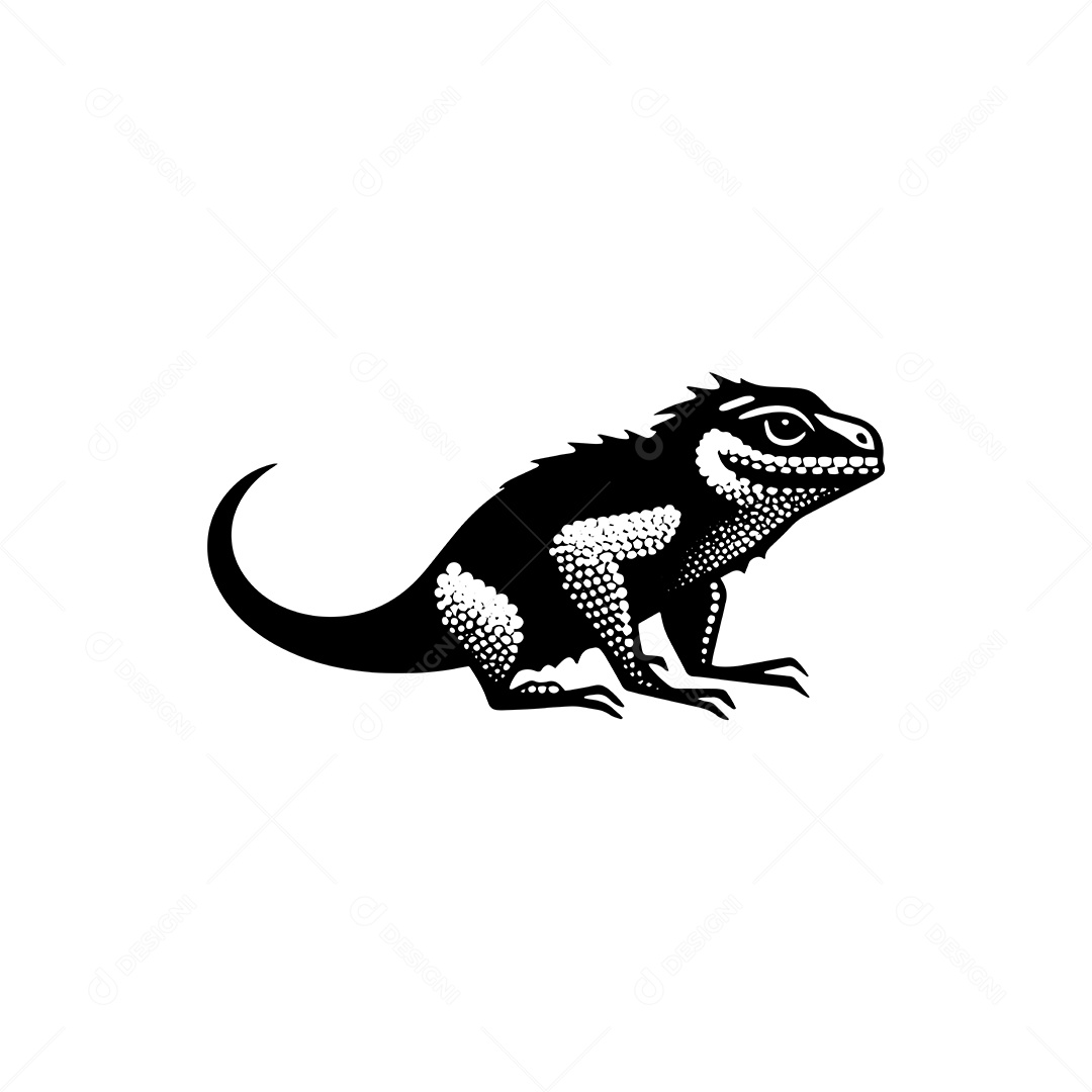 Ícone de Lagarto Ilustração Vetor EPS