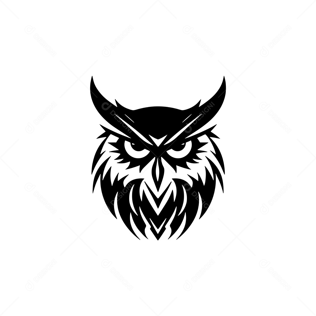 Coruja Ilustração Vetor EPS