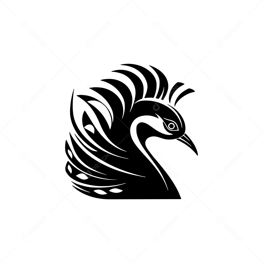 Ícone de Pássaro Ilustração Vetor EPS