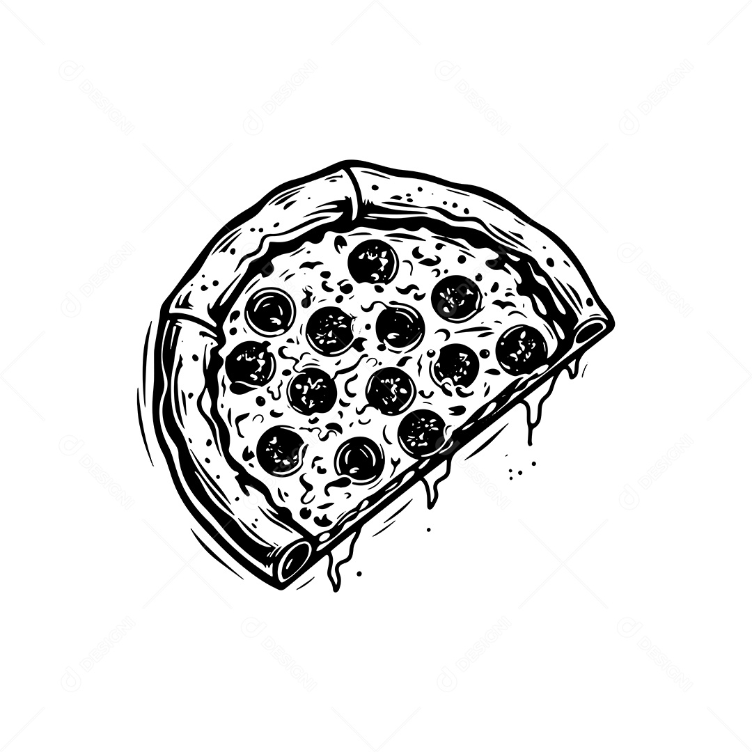 Pizza Ilustração Vetor EPS