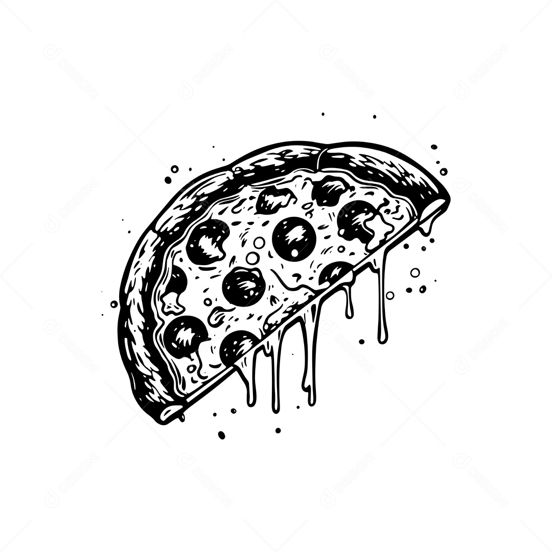 Pizza Ilustração Vetor EPS